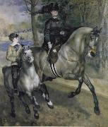 Pierre-Auguste Renoir Ride in the Bois de Boulogne (Madame Henriette Darras) oil on canvas